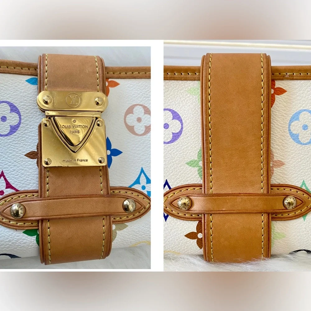 ❤️ SOLD‼️ Louis Vuitton Shirley Monogram White Multicolor - Picture 9 of 17